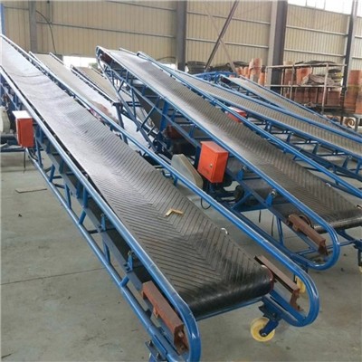 大倾角皮带输送机 大倾角皮带输送机