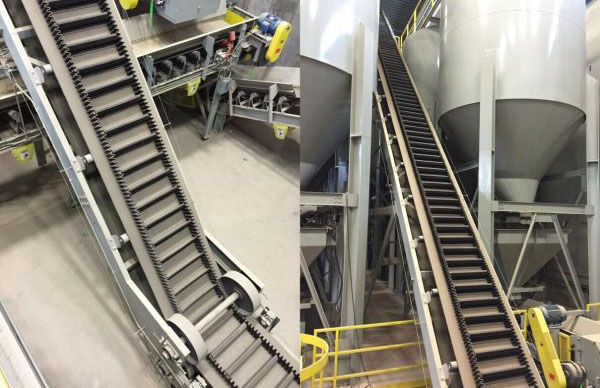 大倾角皮带输送机